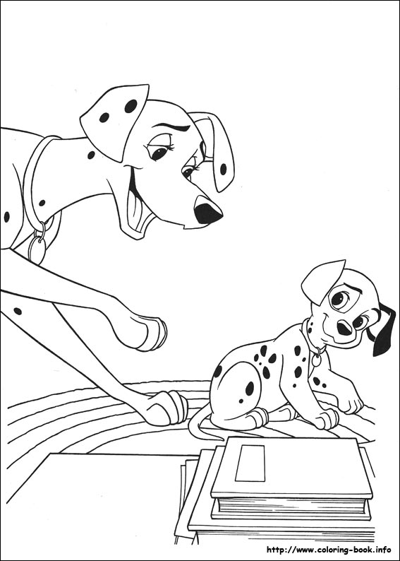 101 Dalmatians coloring picture